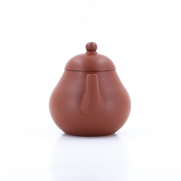 1980 Yixing Zhuni Straight Spout High Pear Shape Chinese Teapot