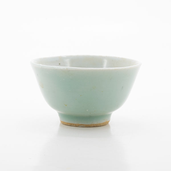 A Pair Antique Celadon Porcelain Tea Cups