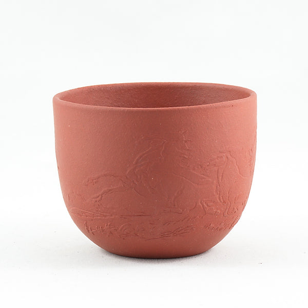 Chinese Yixing Clay Horse Tea Cup